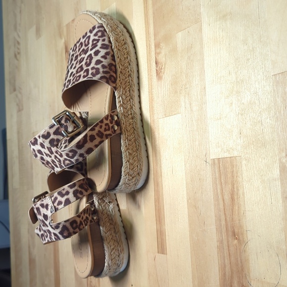 3 for $20 | Cheetah Print Espadrilles | Size 8.5 - Picture 6 of 10